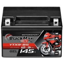 BlackMax YTX9-BS Motorrad GEL