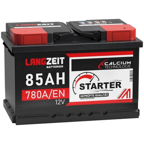 Langzeit autobatterie 12v 85ah - langzeit,