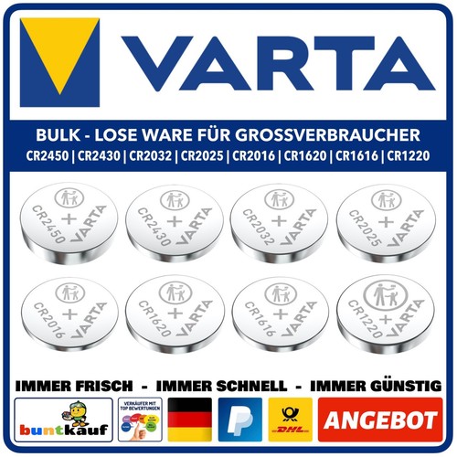Varta high tech knopfzellen - varta, 3v