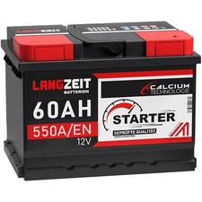 Autobatterie 12V 60Ah LANGZEIT