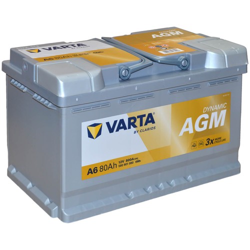 Varta dynamic agm 12v 80ah - varta,