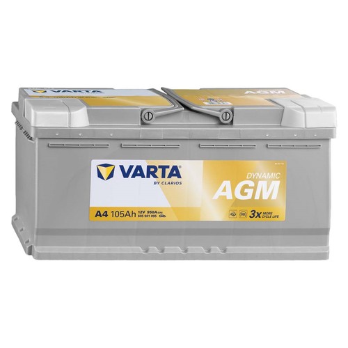 Varta 605901095 105ah 950a - a4,