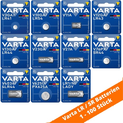 Varta lr1 lr9 lr27a - lr41, lr43