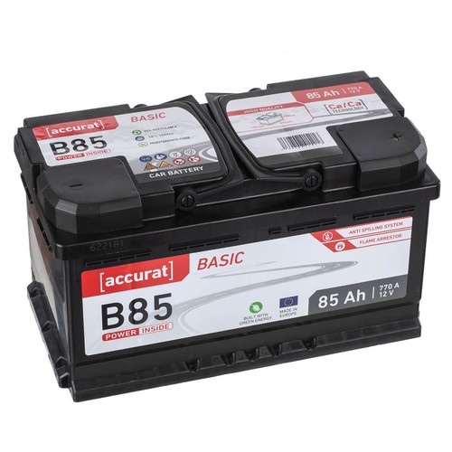 Accurat 12v 85ah - 85ah, autobatterie