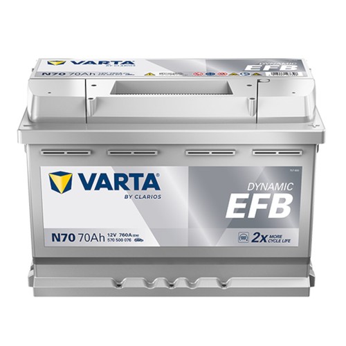 Varta n70 efb 70ah - 70ah, 12v