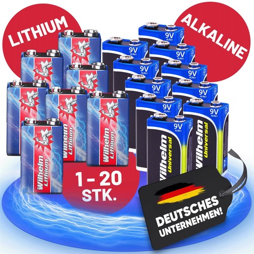 Wilhelm block batterien - wilhelm, 9v