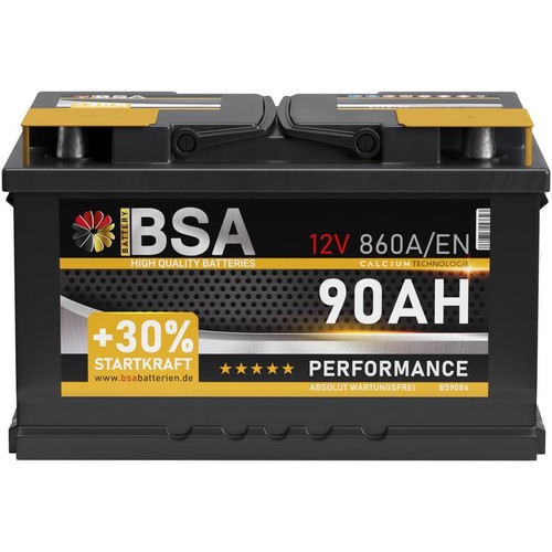 Autobatterie 90ah 12v 860a - 90ah,