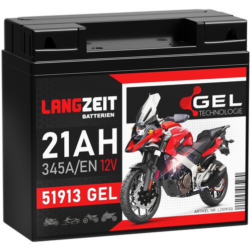 Langzeit batterie 51913 gel - langzeit,
