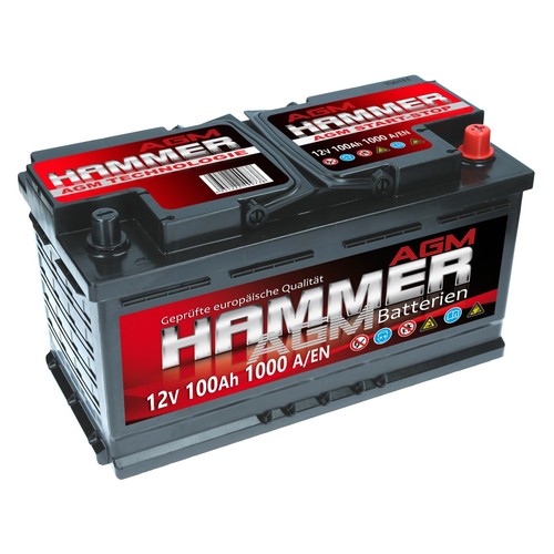 Agm autobatterie 12v 100ah - agm,