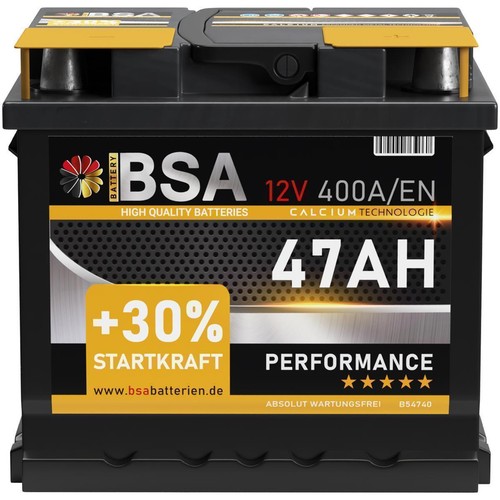 Autobatterie 47ah 12v - 47ah,