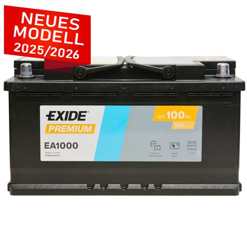 Exide autobatterie 100ah 12v - autobatterie,