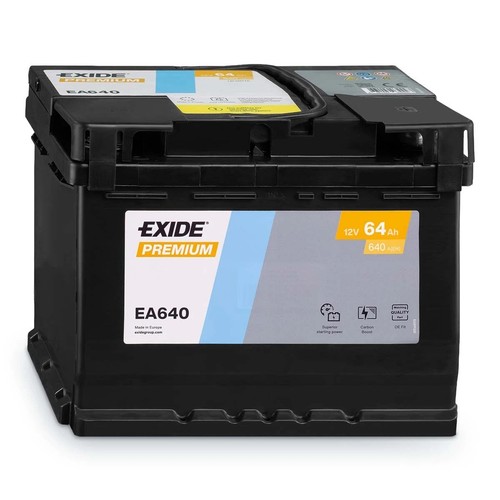 Exide ea640 12v - 12v, ah