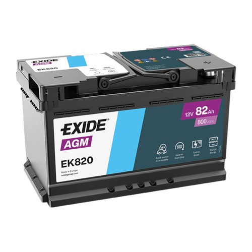 Exide ek820 agm - ek820, agm-batterie